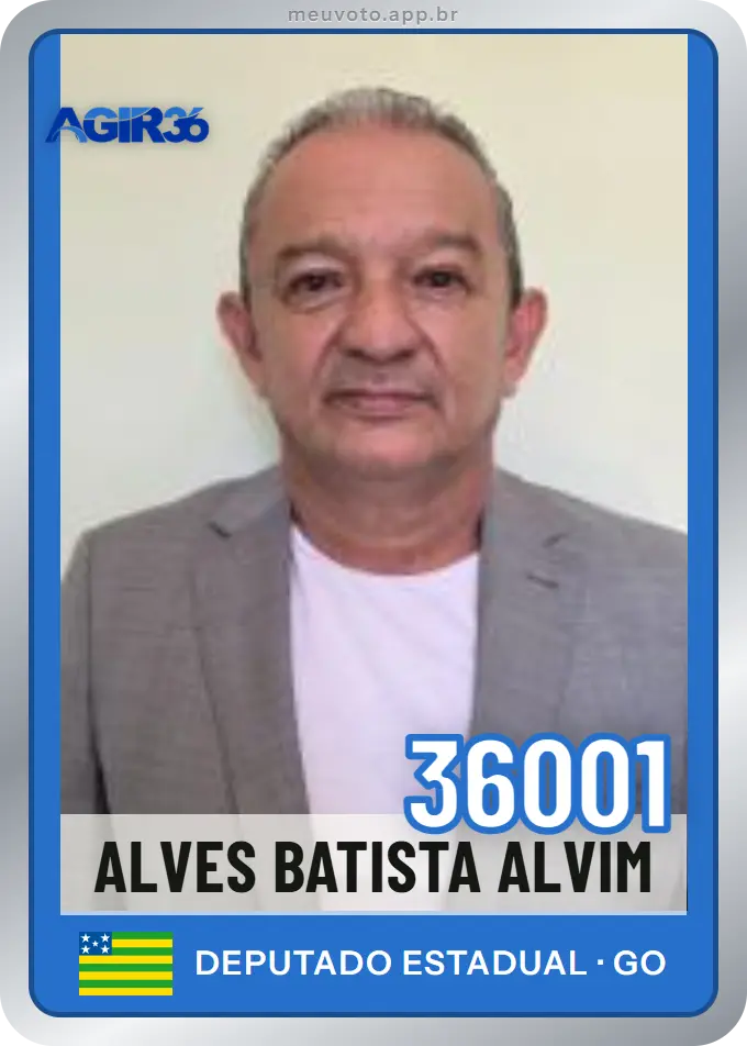 Carta de Alves Batista Alvim, número 36001, Agir