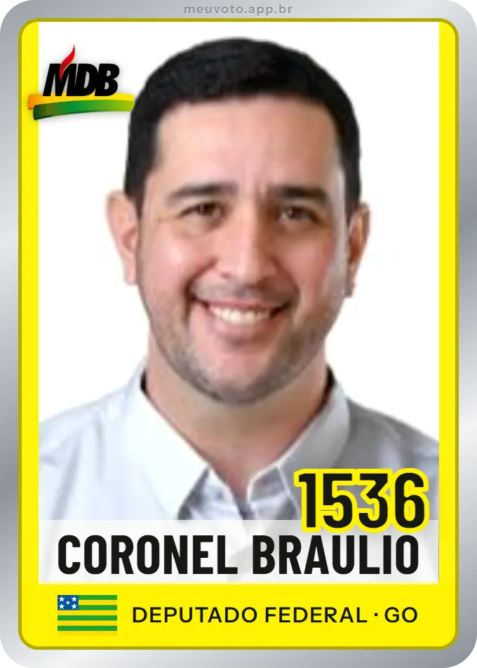 Carta de Coronel Braulio, número 1536, MDB