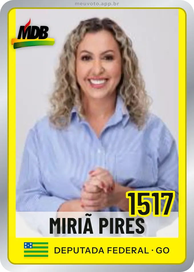 Carta de Miriã Pires, número 1517, MDB