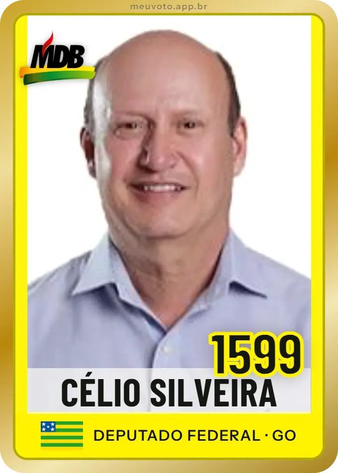 Carta de Célio Silveira, número 1599, MDB