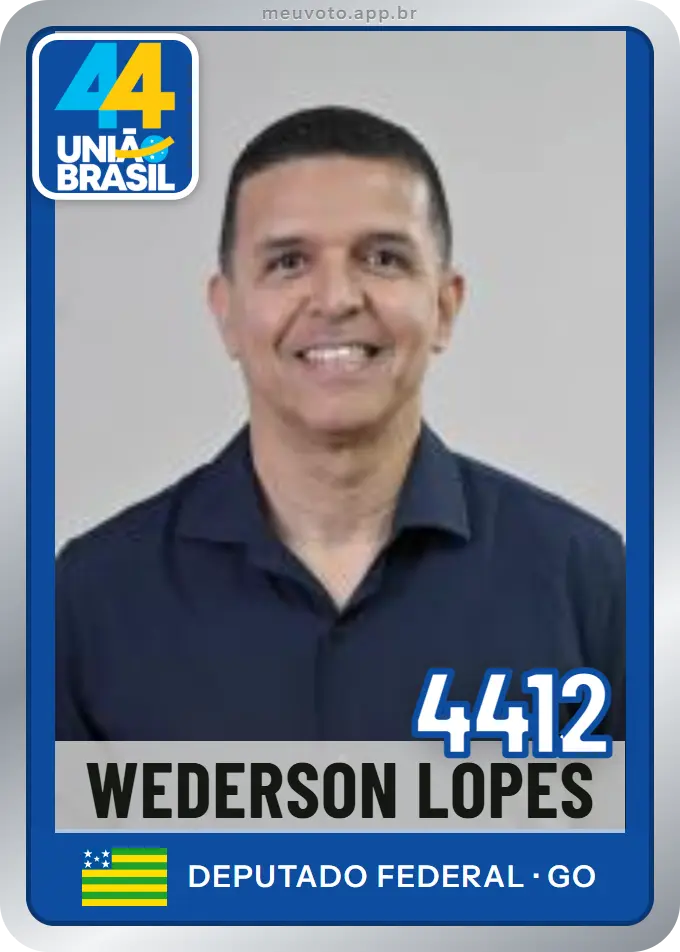 Carta de Wederson Lopes, número 4412, União