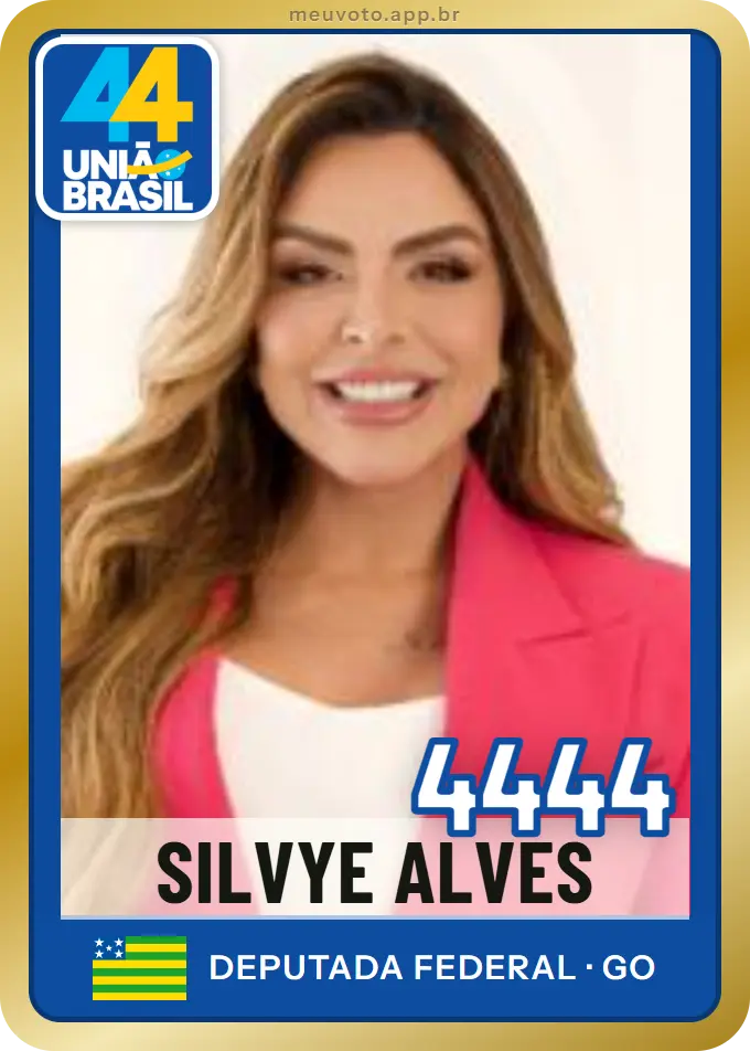 Carta de Silvye Alves, número 4444, União