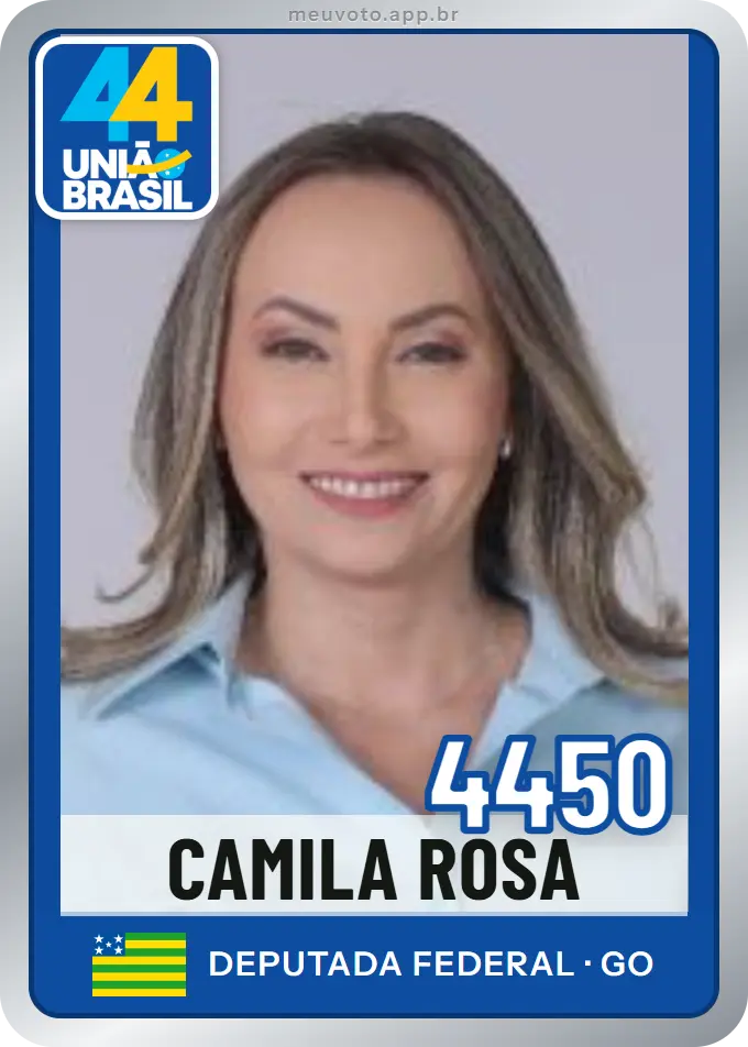 Carta de Camila Rosa, número 4450, União