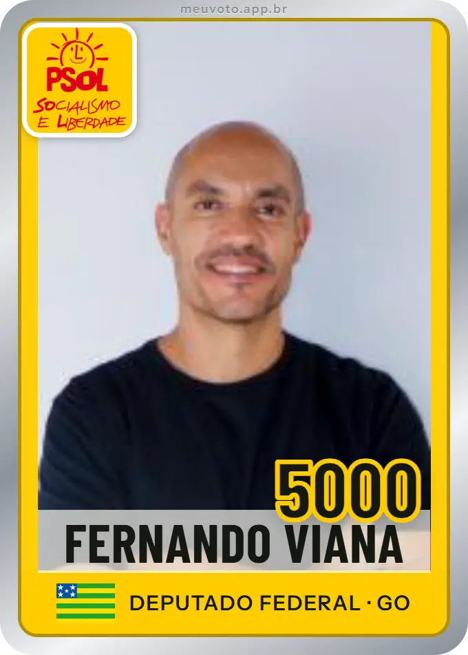Carta de Fernando Viana, número 5000, PSOL