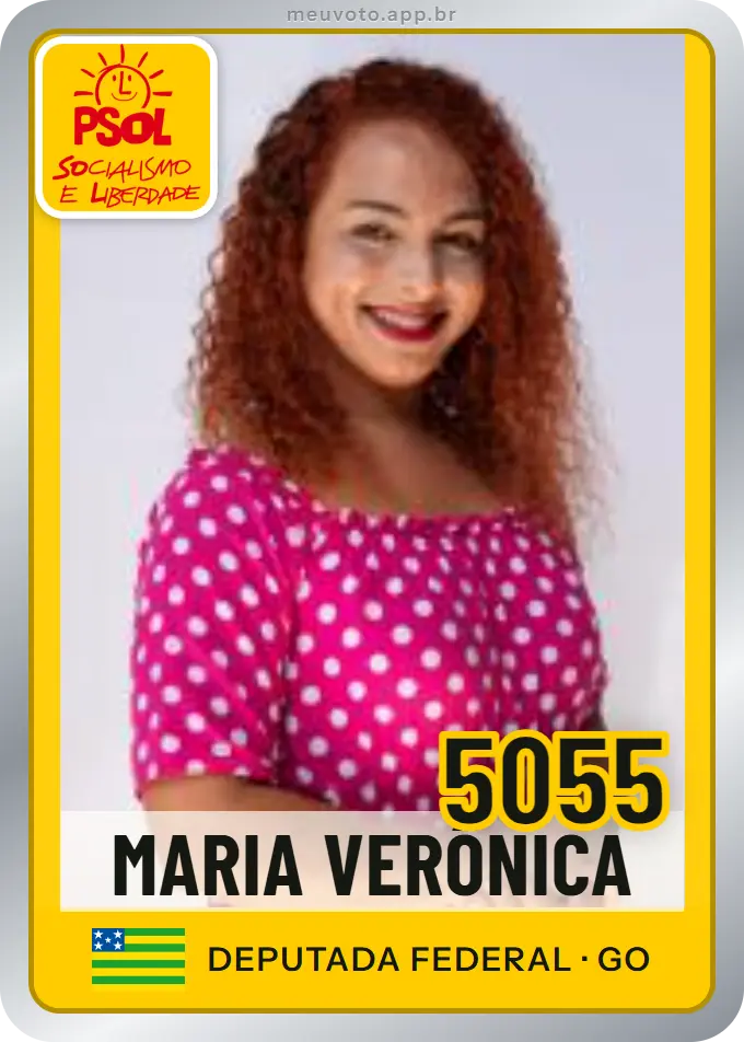 Carta de Maria Verônica, número 5055, PSOL