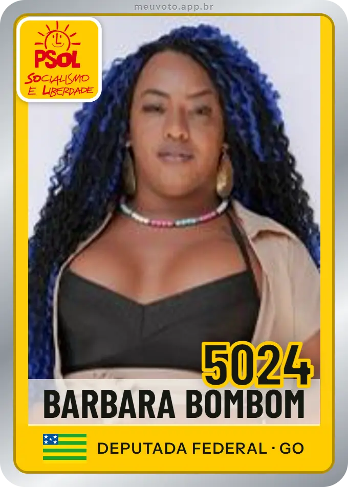 Carta de Barbara Bombom, número 5024, PSOL