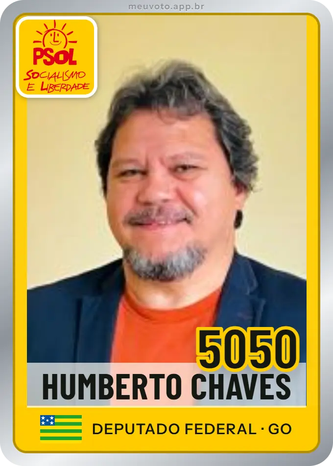 Carta de Humberto Chaves, número 5050, PSOL