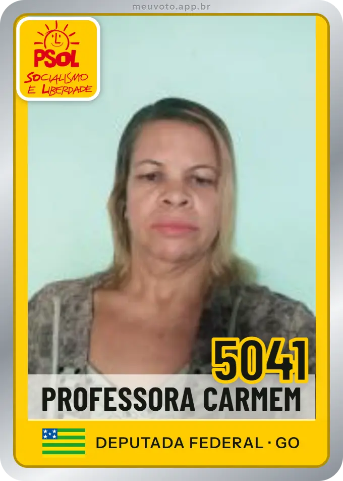 Carta de Professora Carmem, número 5041, PSOL