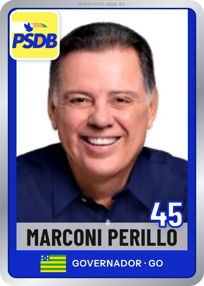 Carta de Marconi Perillo, número 45, PSDB