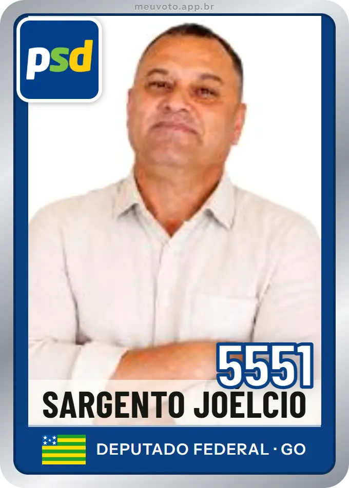 Carta de Sargento Joélcio, número 5551, PSD