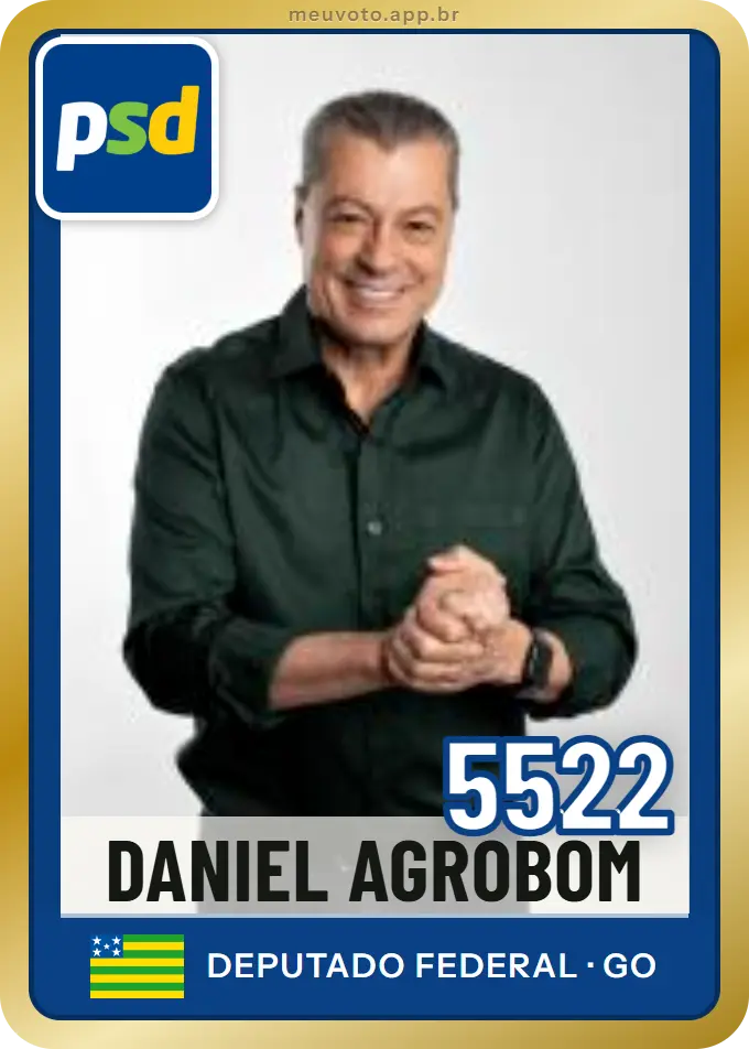 Carta de Daniel Agrobom, número 5522, PSD