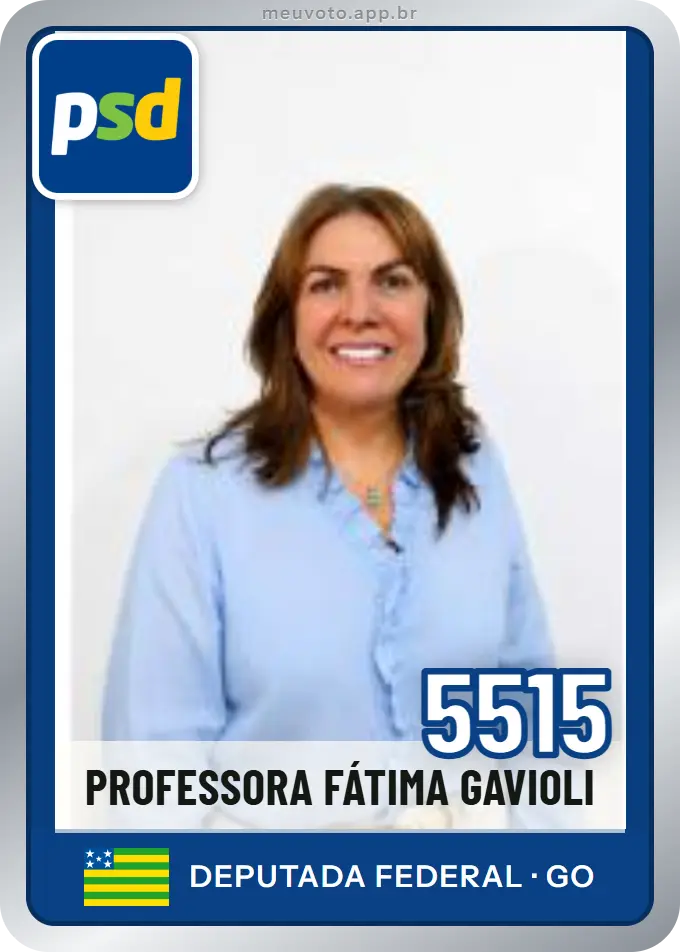 Carta de Professora Fátima Gavioli, número 5515, PSD
