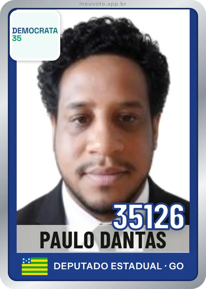 Carta de Paulo Dantas, número 35126, Democrata
