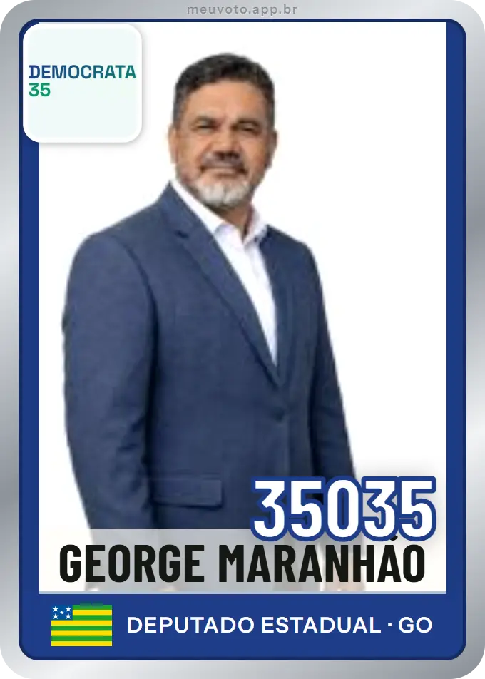 Carta de George Maranhão, número 35035, Democrata