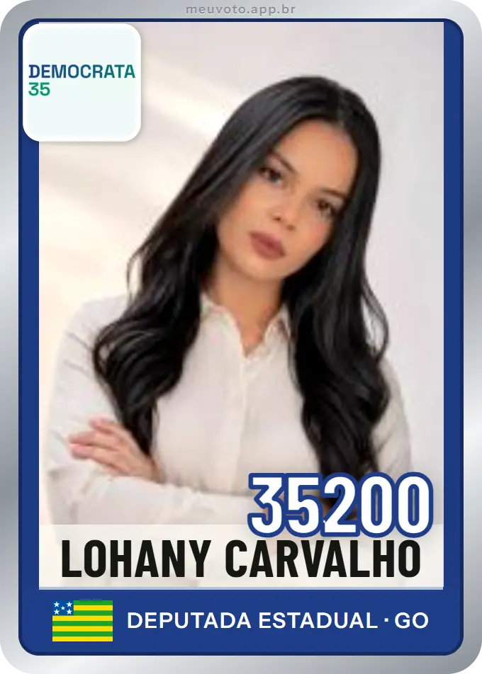Carta de Lohany Carvalho, número 35200, Democrata