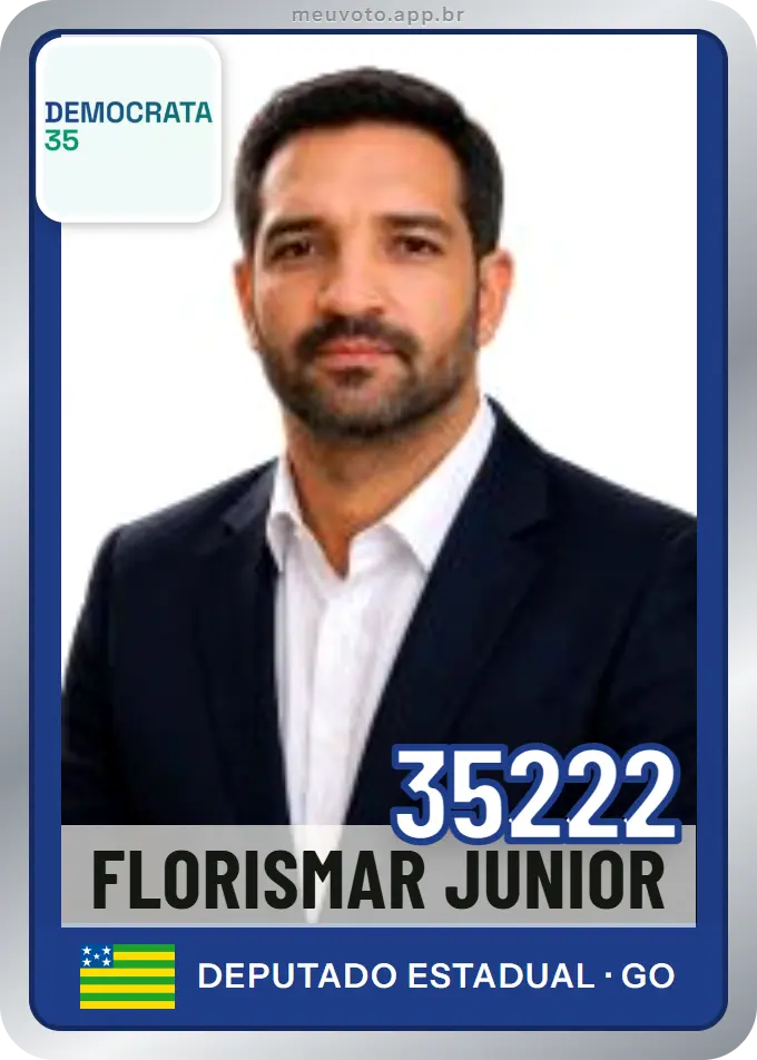 Carta de Florismar Junior, número 35222, Democrata