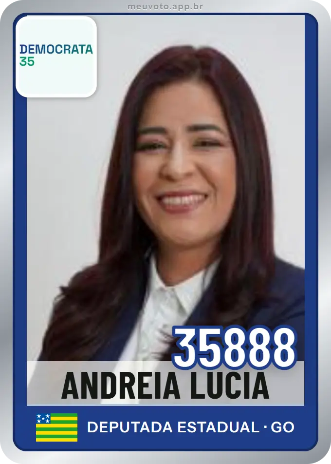 Carta de Andreia Lucia, número 35888, Democrata