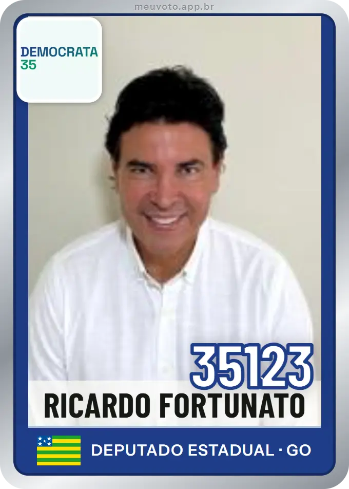 Carta de Ricardo Fortunato, número 35123, Democrata