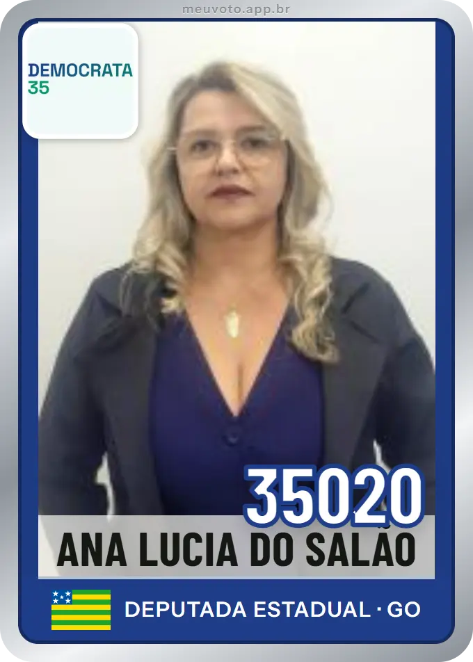 Carta de Ana Lucia do Salão, número 35020, Democrata