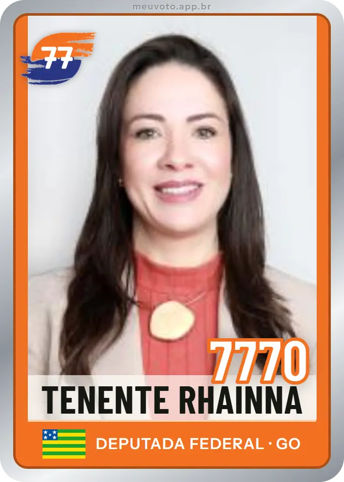Carta de Tenente Rhainna, número 7770, Solidariedade