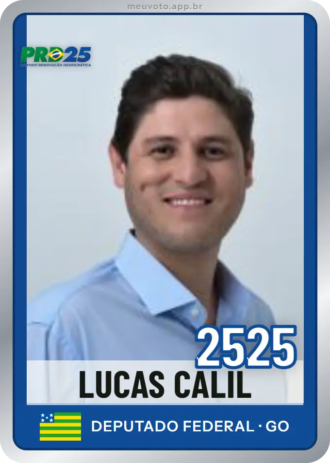Carta de Lucas Calil, número 2525, PRD