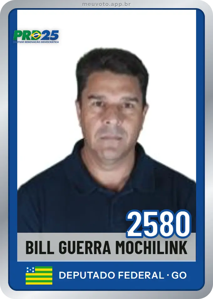 Carta de Bill Guerra Mochilink, número 2580, PRD