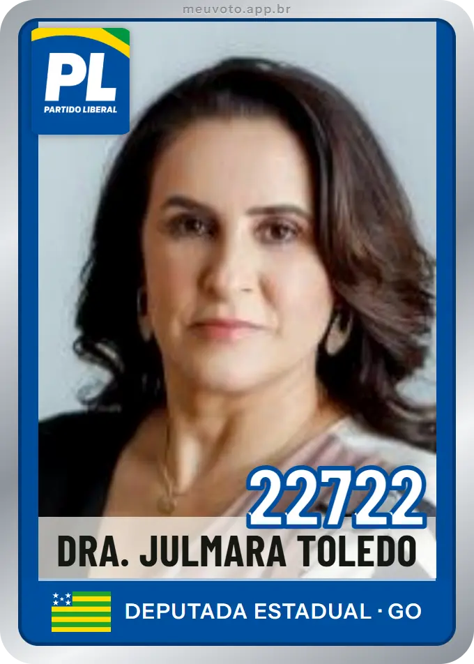 Carta de Dra. Julmara Toledo, número 22722, PL