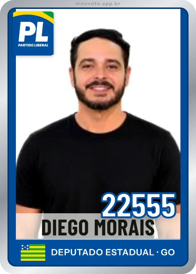 Carta de Diego Morais, número 22555, PL