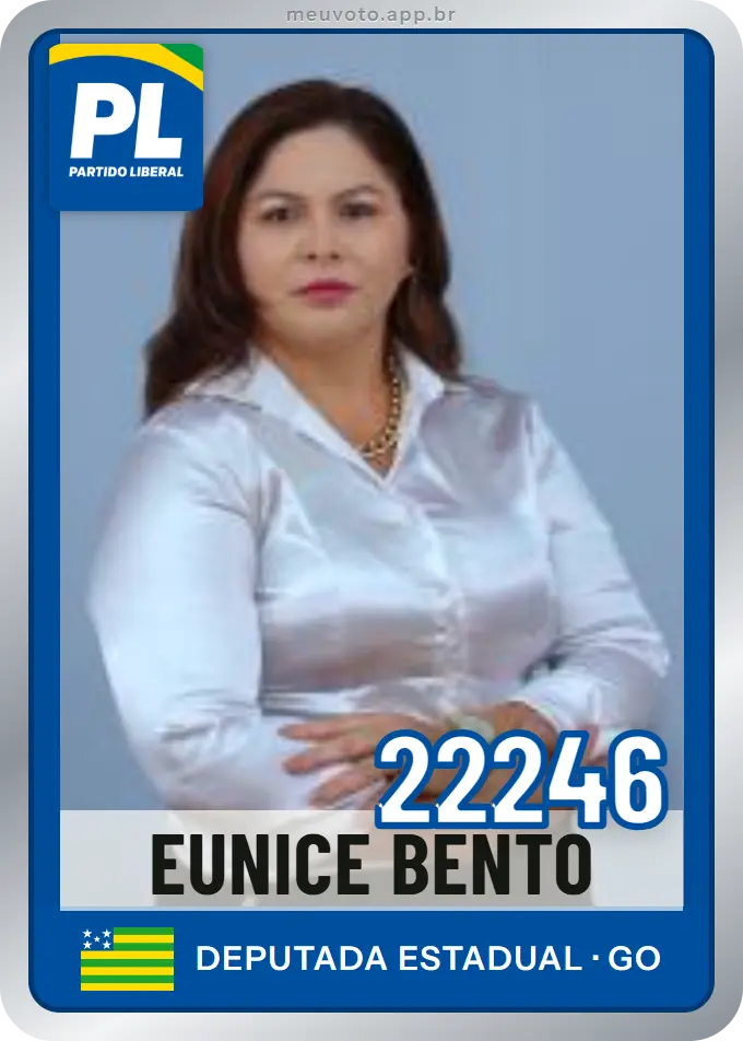 Carta de Eunice Bento, número 22246, PL