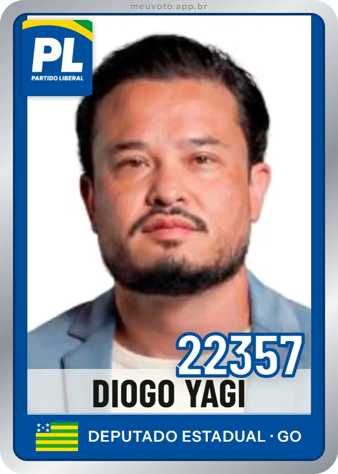 Carta de Diogo Yagi, número 22357, PL
