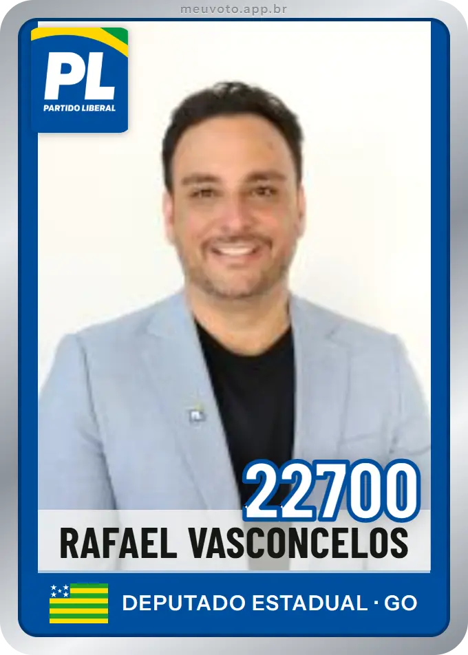 Carta de Rafael Vasconcelos, número 22700, PL