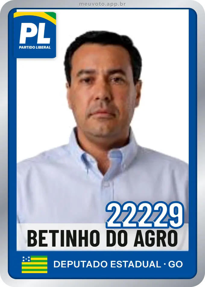 Carta de Betinho do Agro, número 22229, PL