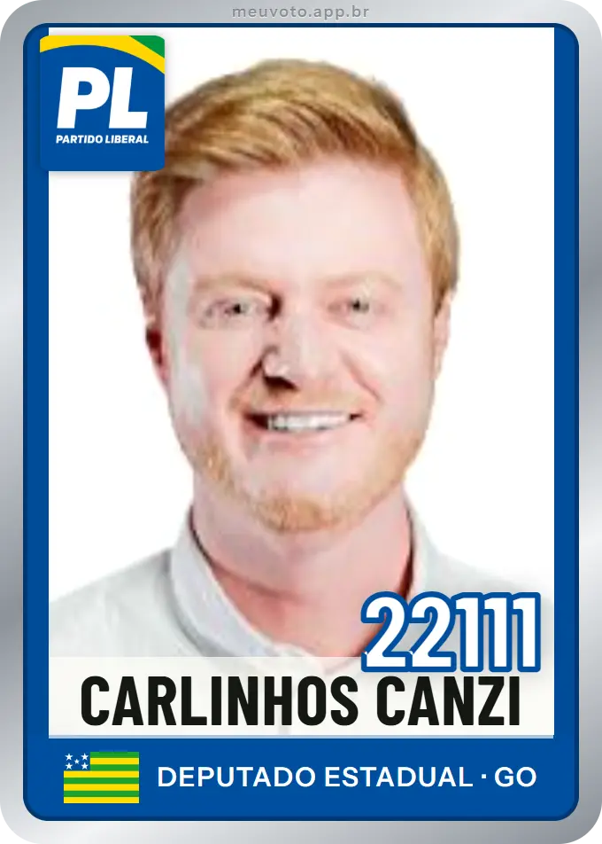 Carta de Carlinhos Canzi, número 22111, PL