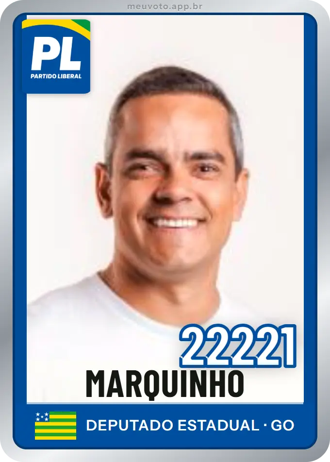Carta de Marquinho, número 22221, PL