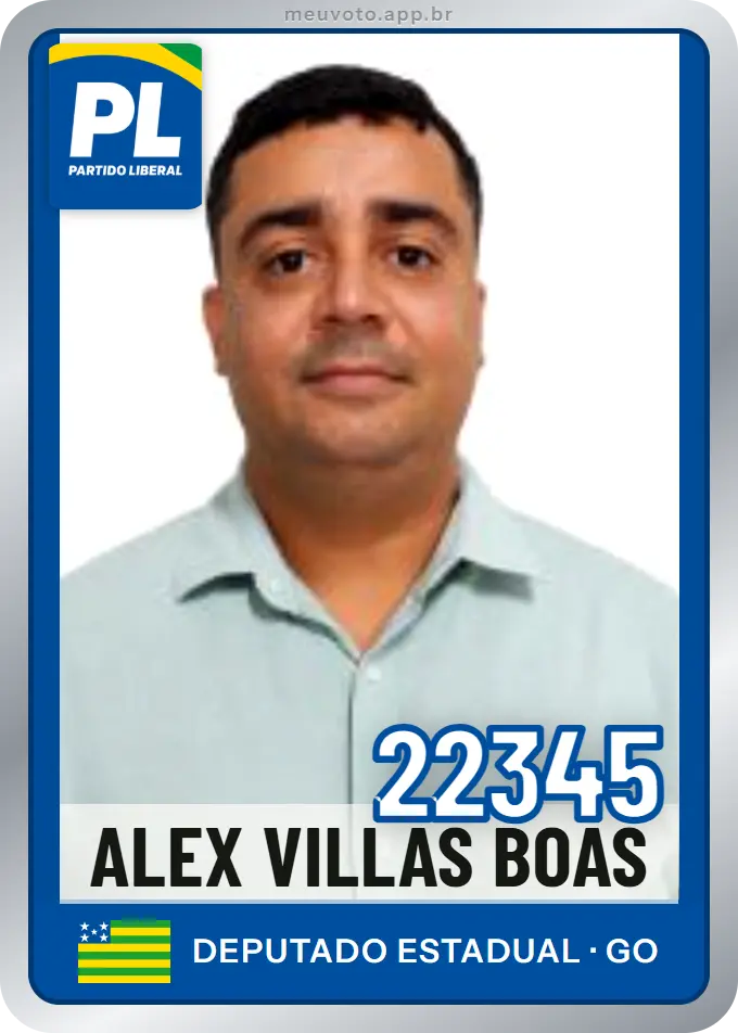 Carta de Alex Villas Boas, número 22345, PL