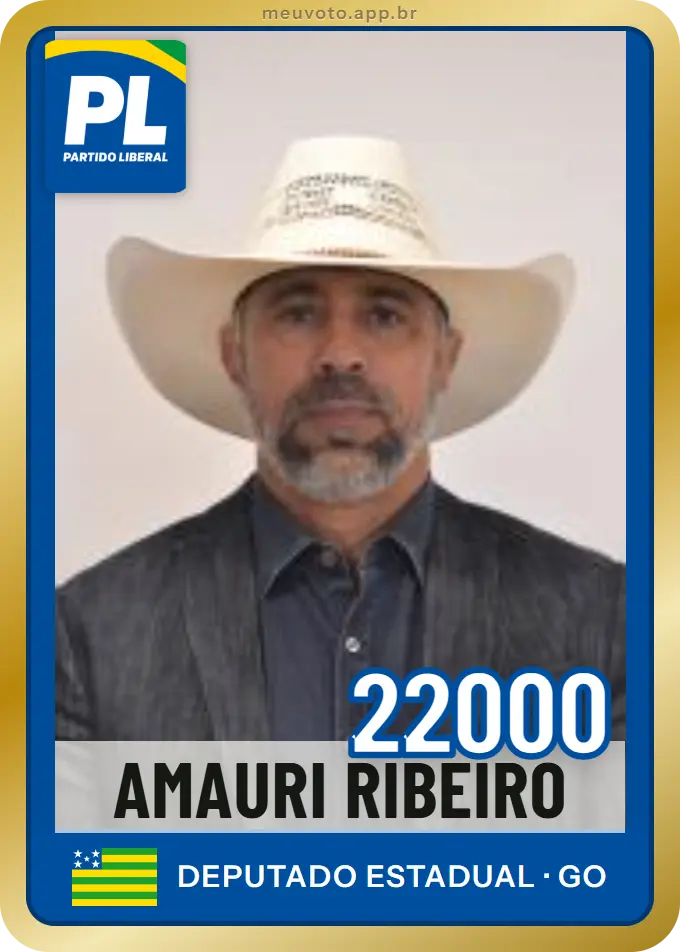 Carta de Amauri Ribeiro, número 22000, PL