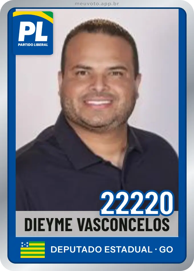 Carta de Dieyme Vasconcelos, número 22220, PL