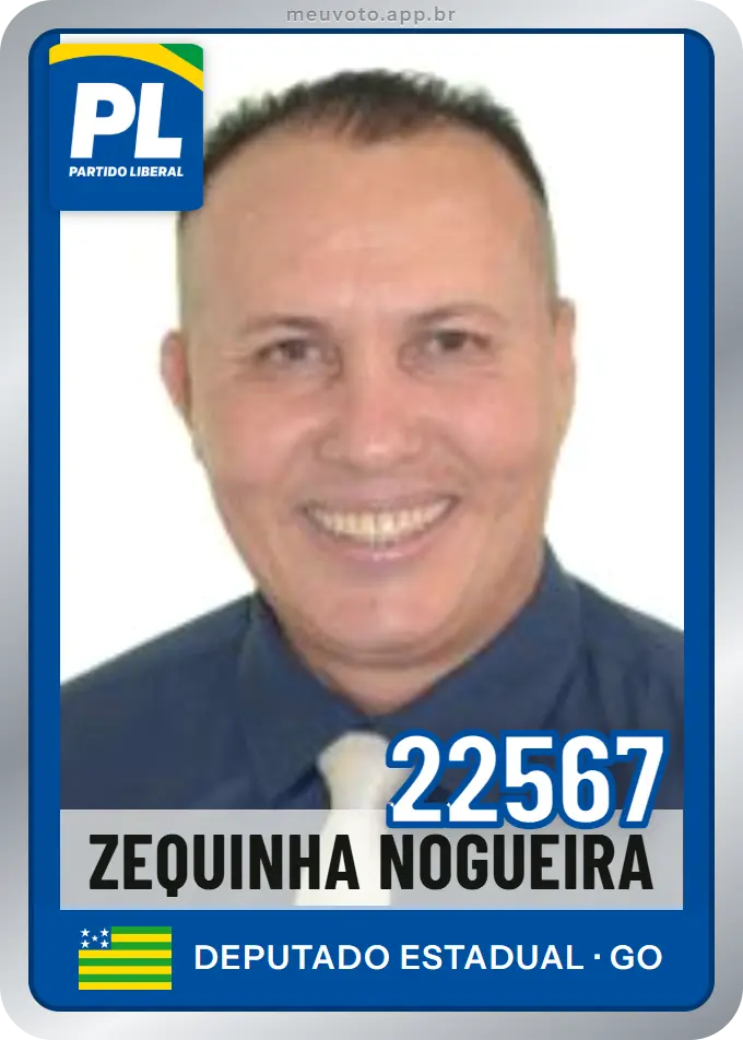 Carta de Zequinha Nogueira, número 22567, PL