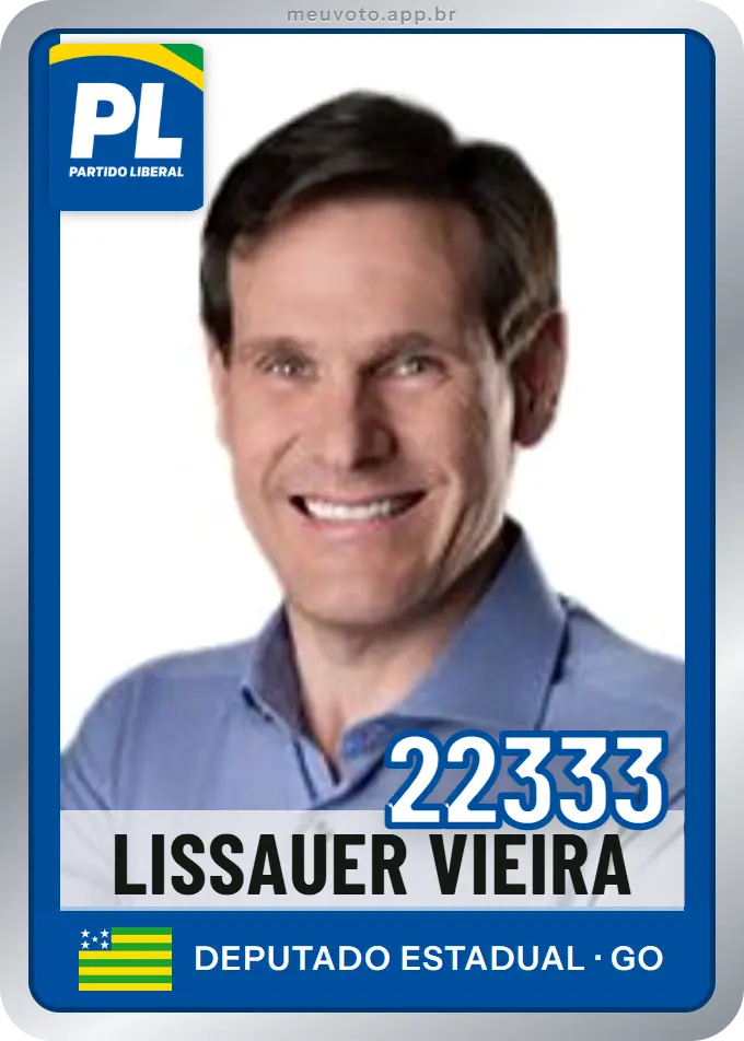 Carta de Lissauer Vieira, número 22333, PL