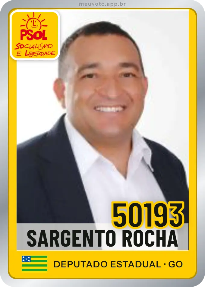 Carta de Sargento Rocha, número 50193, PSOL