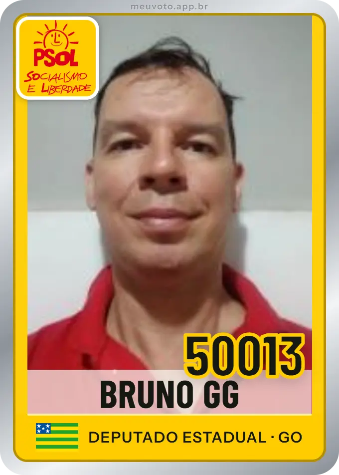 Carta de Bruno Gg, número 50013, PSOL