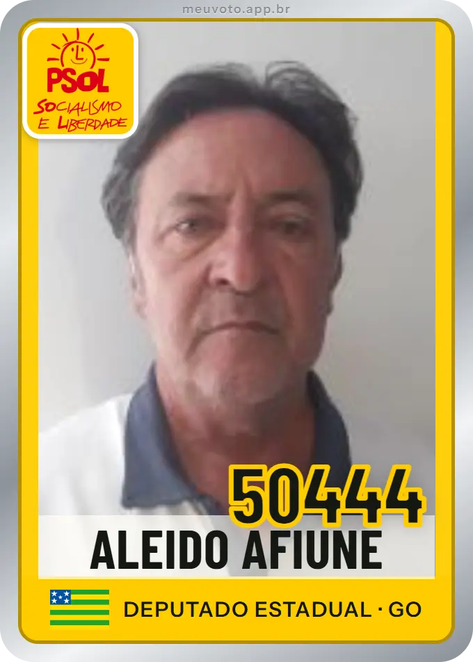Carta de Aleido Afiune, número 50444, PSOL