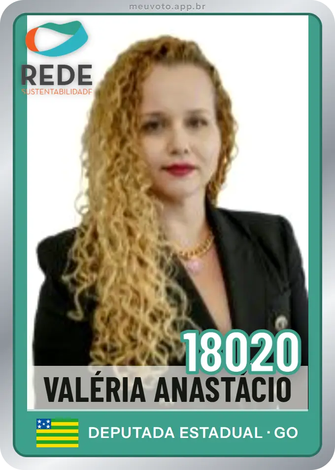 Carta de Valéria Anastácio, número 18020, Rede