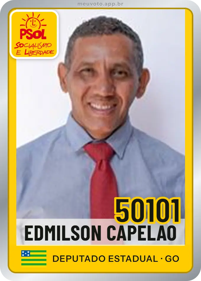 Carta de Edmilson Capelão, número 50101, PSOL