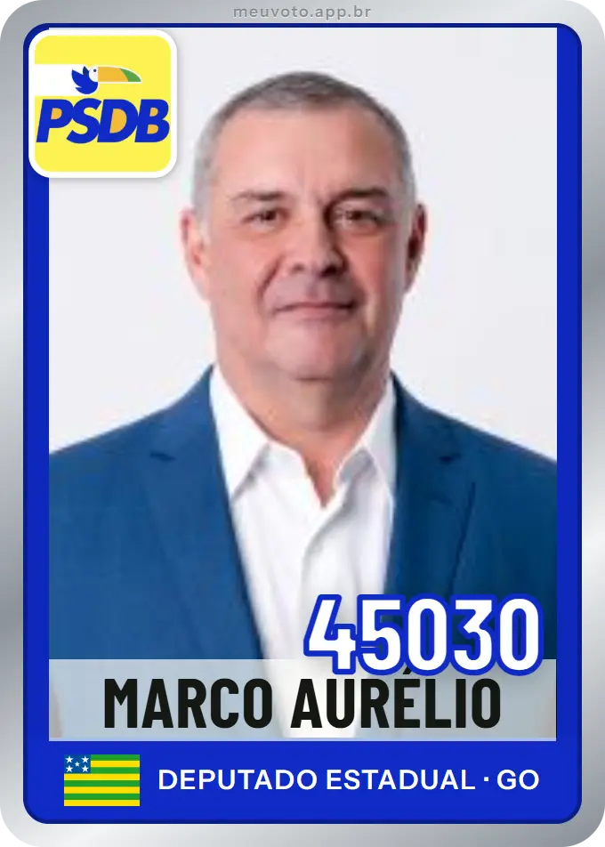 Carta de Marco Aurélio, número 45030, PSDB