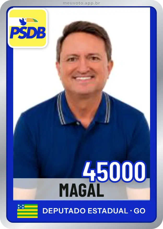 Carta de Magal, número 45000, PSDB