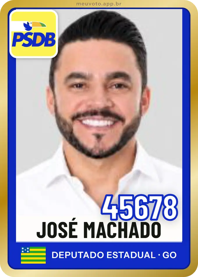 Carta de José Machado, número 45678, PSDB