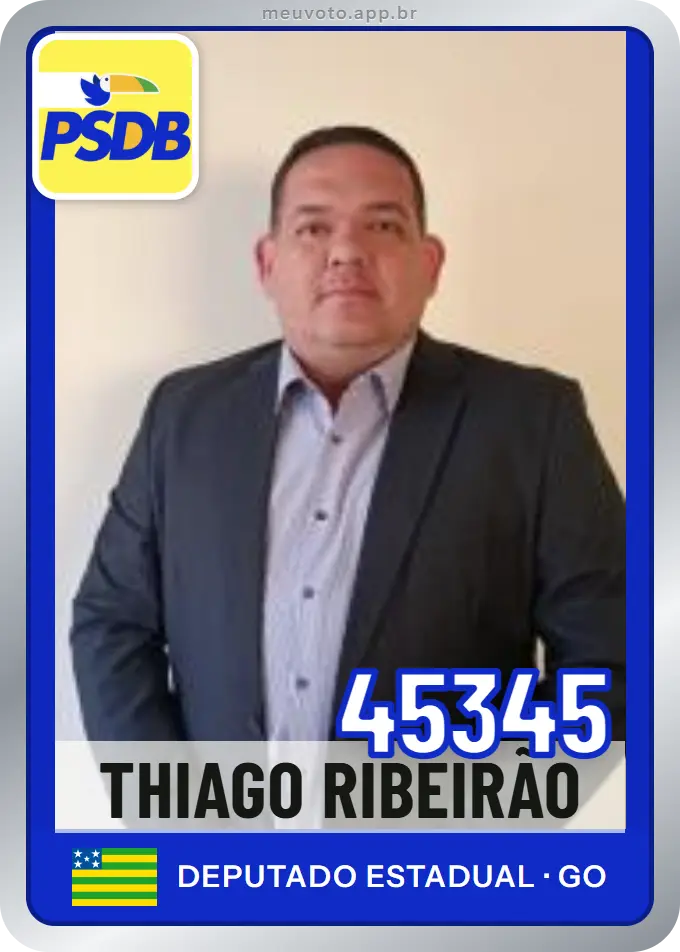 Carta de Thiago Ribeirão, número 45345, PSDB