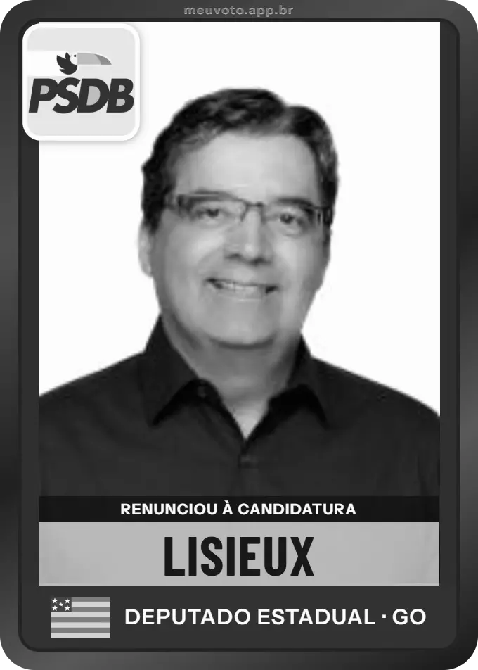 Carta de Lisieux, PSDB. Renunciou à candidatura e não vai à urna.