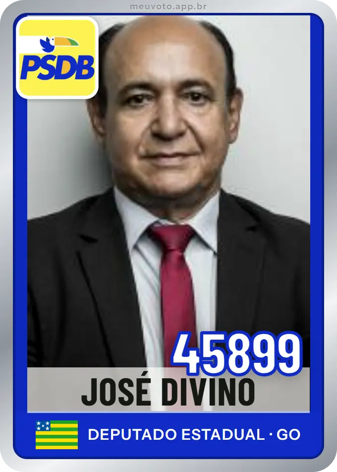 Carta de José Divino, número 45899, PSDB